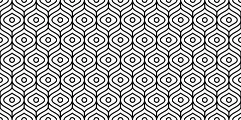Geometric seamless pattern. Abstract graphic design simple pattern Stock Illustration