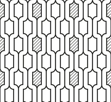 Geometric seamless pattern. Abstract graphic design simple pattern Stock Illustration