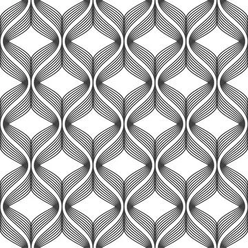 Geometric seamless pattern. Abstract graphic design simple pattern Stock Illustration