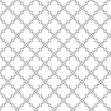 Geometric Seamless Pattern With Abstract Ornament Stockillustratie