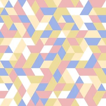 Geometric Seamless Pattern With Abstract Triangles 스톡 일러스트