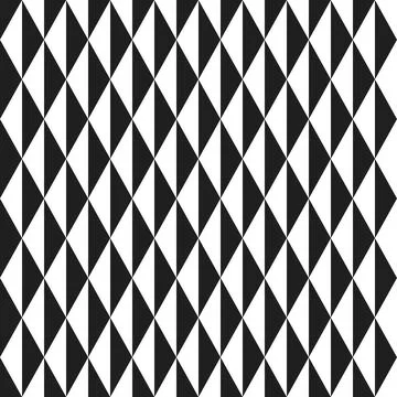 Geometric Seamless Pattern With Abstract Triangles Stock Illustration