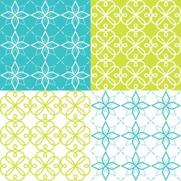 Geometric seamless pattern, Arabic ornament style, tiled design Stock Illustration