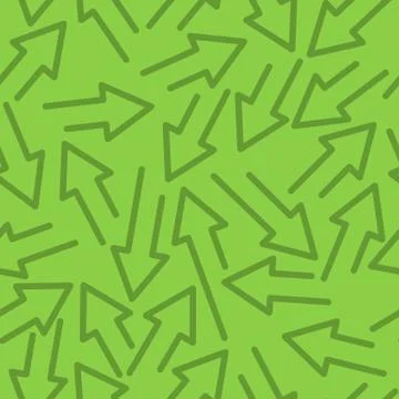 Geometric seamless pattern with arrows in different directions Stock Illustration