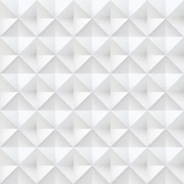 Geometric seamless pattern background with 3d pyramid texture in white and .. Stock Illustration