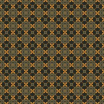 Geometric Seamless pattern background. Batik design seamless pattern Stock Illustration
