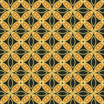 Geometric Seamless pattern background. Batik design seamless pattern Stock Illustration