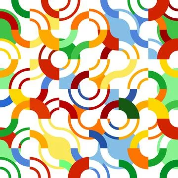 Geometric-seamless-pattern-background Stock Illustration