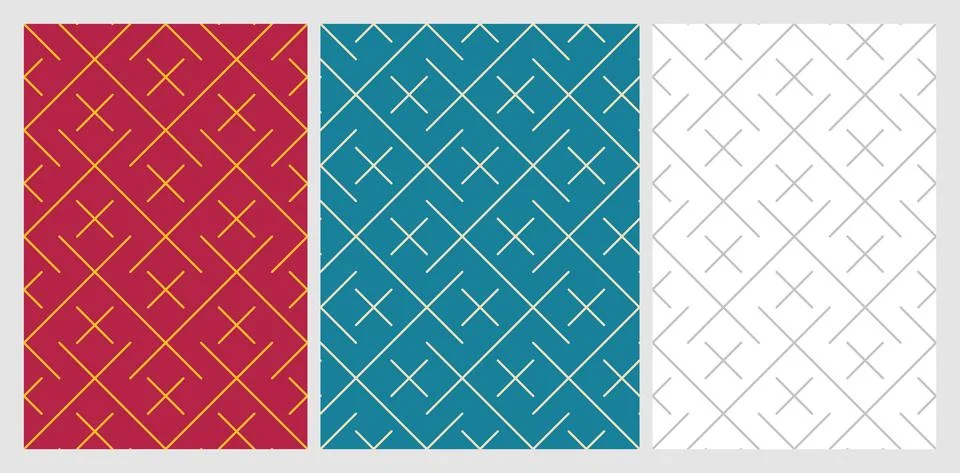 Geometric seamless pattern background. Simple graphic print. Minimalist Stock Illustration