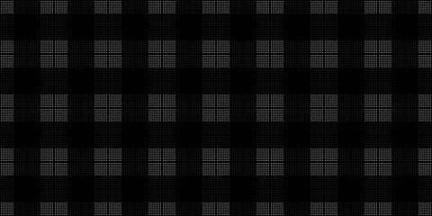 Geometric Seamless pattern Black and white Tartan Check Plaid Pattern. tart.. Illustrazione stock
