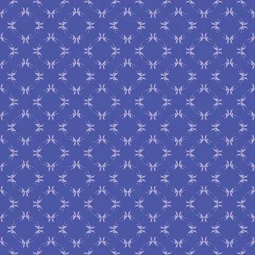 Geometric Seamless pattern on blue background.stylish background for fabric, Stock Illustration