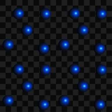 Geometric seamless pattern with blue colored ball. Vector 스톡 일러스트