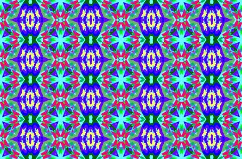 Geometric seamless pattern in a bright colors Stockillustratie
