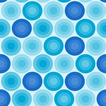 Geometric seamless pattern with circles. Stock Illustration