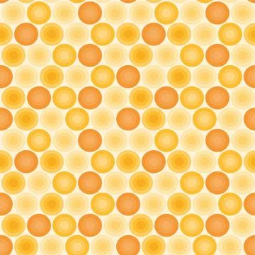 Geometric seamless pattern with circles. Stock Illustration