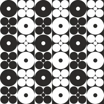 Geometric seamless pattern with circles. Stock Illustration