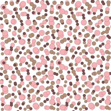 Geometric seamless pattern with circles. Stock Illustration