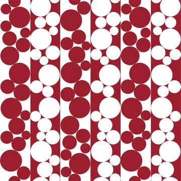 Geometric seamless pattern with circles. Stock Illustration