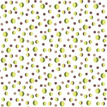 Geometric seamless pattern with circles. Stock Illustration