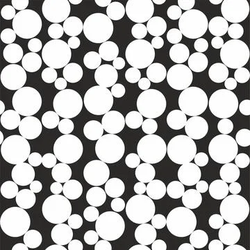 Geometric seamless pattern with circles. Stock Illustration