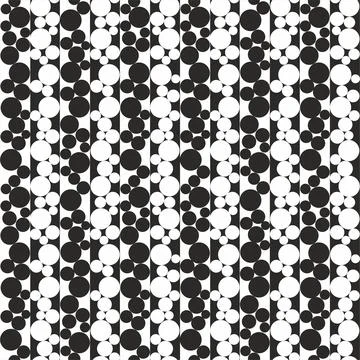 Geometric seamless pattern with circles. Stock Illustration