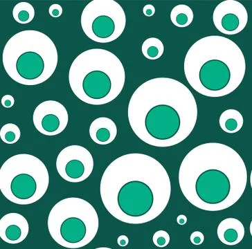 Geometric seamless pattern with circles, stripes, dots. Pattern for fashion a Stock Illustration