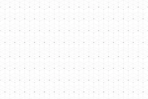 Geometric seamless pattern with connected lines and dots. Graphic background Stock Illustration