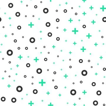 Geometric seamless pattern cover. Line icon creative design. Wallpaper, web Illustrazione stock