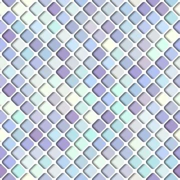 Geometric seamless pattern of a cubes in low poly style. Illustrazione stock