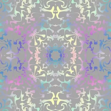 Geometric seamless pattern of a cubes in low poly style. 库存插图