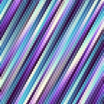 Geometric seamless pattern of a cubes in low poly style. Stock Illustration