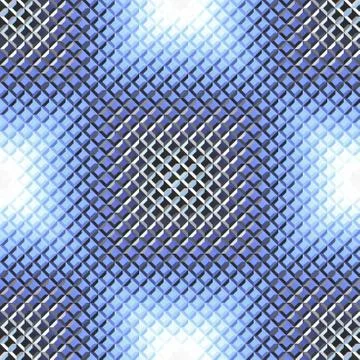 Geometric seamless pattern of a cubes in low poly style. Illustrazione stock
