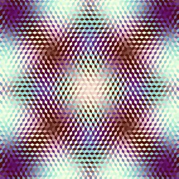 Geometric seamless pattern of a cubes in low poly style. Stock Illustration