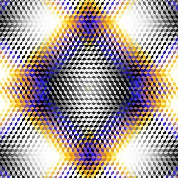 Geometric seamless pattern of a cubes in low poly style. Stock Illustration
