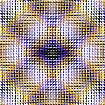 Geometric seamless pattern of a cubes in low poly style. Illustrazione stock