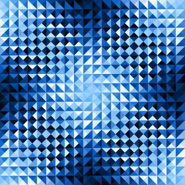 Geometric seamless pattern of a cubes in low poly style. Illustrazione stock