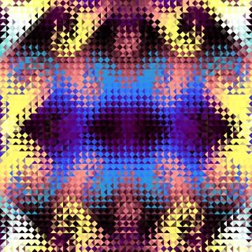 Geometric seamless pattern of a cubes in low poly style. Illustrazione stock