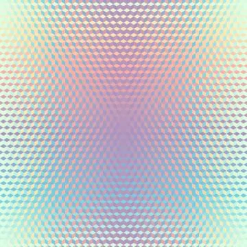 Geometric seamless pattern of a cubes in low poly style. Illustrazione stock