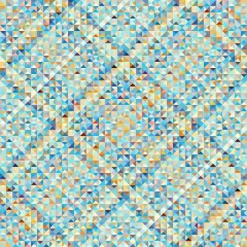 Geometric seamless pattern of a cubes in low poly style. Illustrazione stock