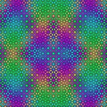 Geometric seamless pattern of a cubes in low poly style. 스톡 일러스트