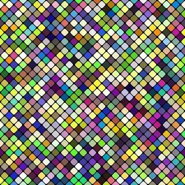 Geometric seamless pattern of a cubes in low poly style. Illustrazione stock