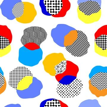 Geometric seamless pattern of a cubes in low poly style. Ilustración de archivo