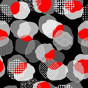 Geometric seamless pattern of a cubes in low poly style. Ilustración de archivo