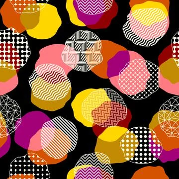 Geometric seamless pattern of a cubes in low poly style. Ilustración de archivo