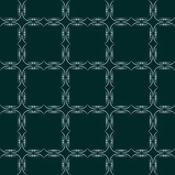 Geometric seamless pattern on a dark background Stock Illustration