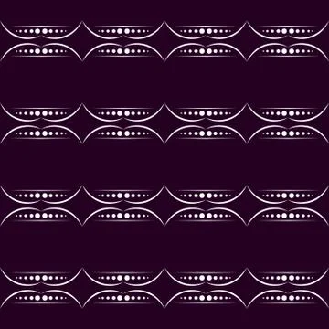 Geometric seamless pattern on a dark background Stock Illustration
