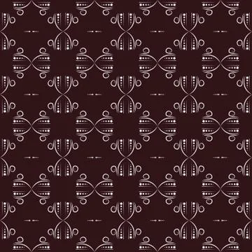 Geometric seamless pattern on a dark background Stock Illustration