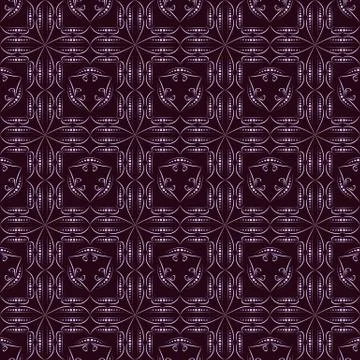 Geometric seamless pattern on a dark background Stock Illustration
