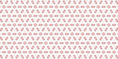 Geometric seamless pattern design modern polygonal shape white paper with pin 스톡 일러스트