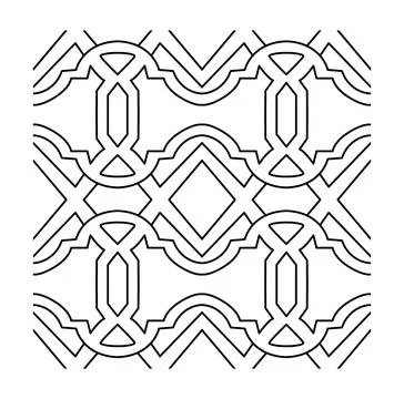 Geometric seamless pattern design.. Vector illustration イラスト素材